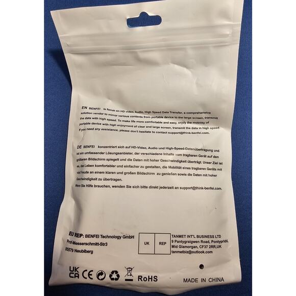 Benfei USB 3.0 to VGA Female to Male Adapter - LPN RR DV641 - 1931 - Picture 4 of 4